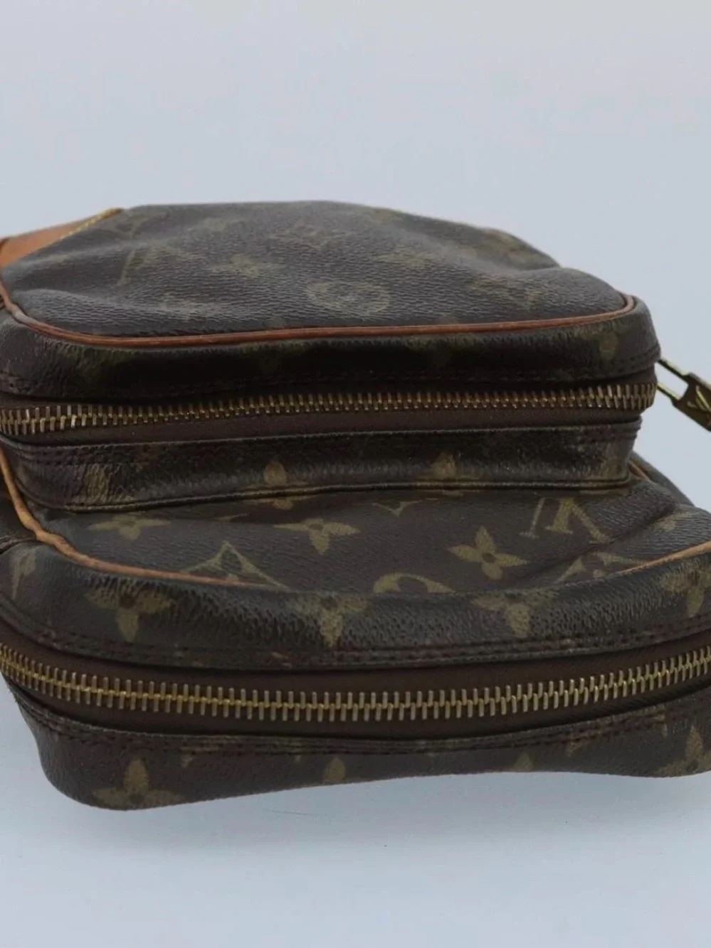 Louis Vuitton Monogram Canvas Messenger Bag in Brown and Tan